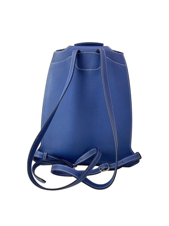 Hermes Backpack a Dos Blue Brighton Silver main image 13